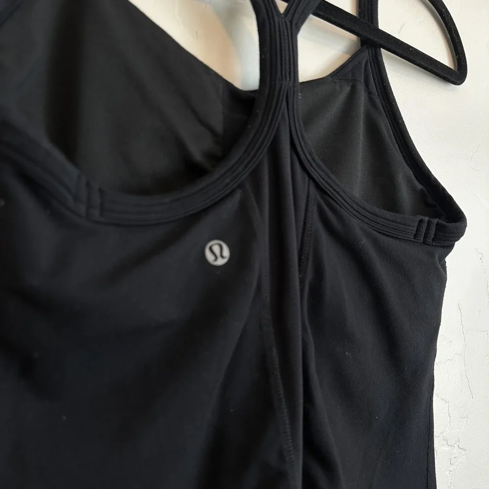 Lululemon | Power Y Racerback Tank Top in Black size 8